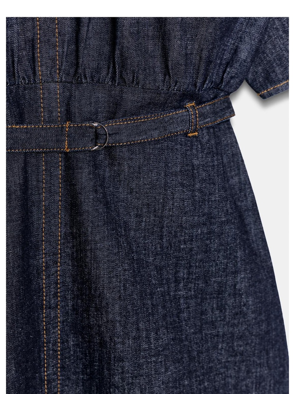 Women’s Dark Blue Denim Jeans Dress - Picture 8 of 11
